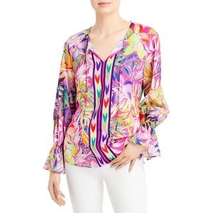 KOBI HALPERIN
EMMA FLORAL BELL SLEEVE BLOUSE